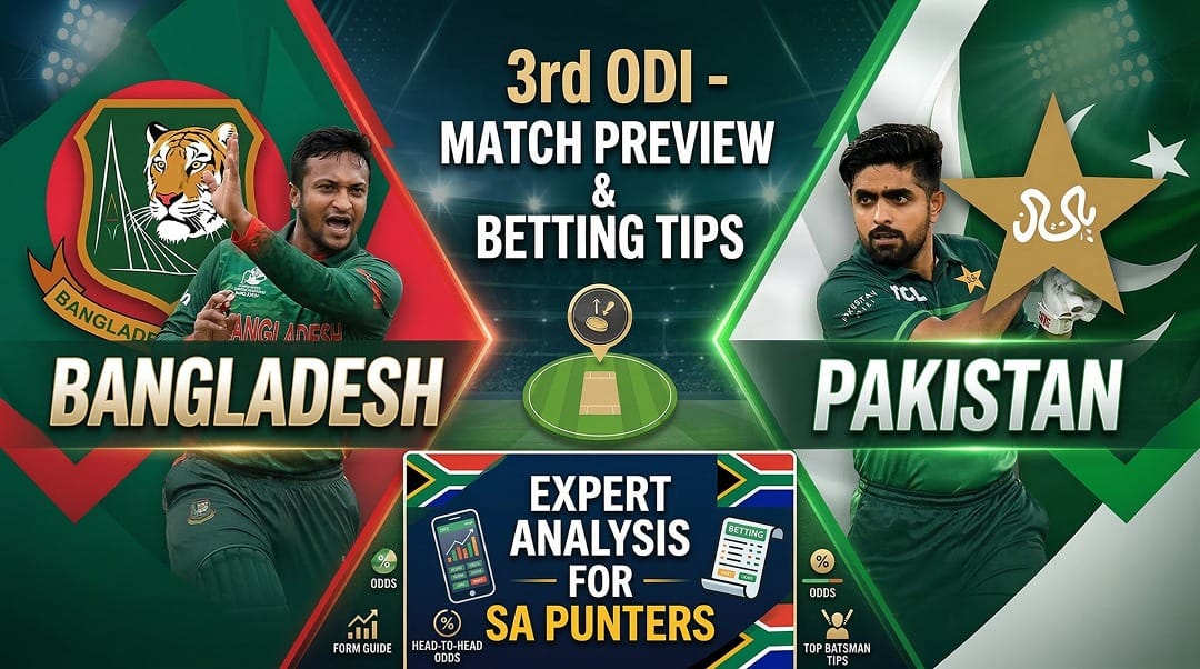 Bangladesh vs Pakistan 3rd ODI Betting Tips for SA Punters