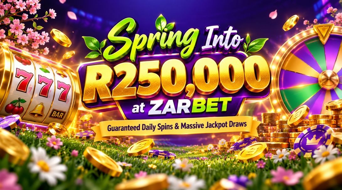 Spring Into R250,000 at ZARBET: Guaranteed Daily Spins & Massive Jackpot Draws