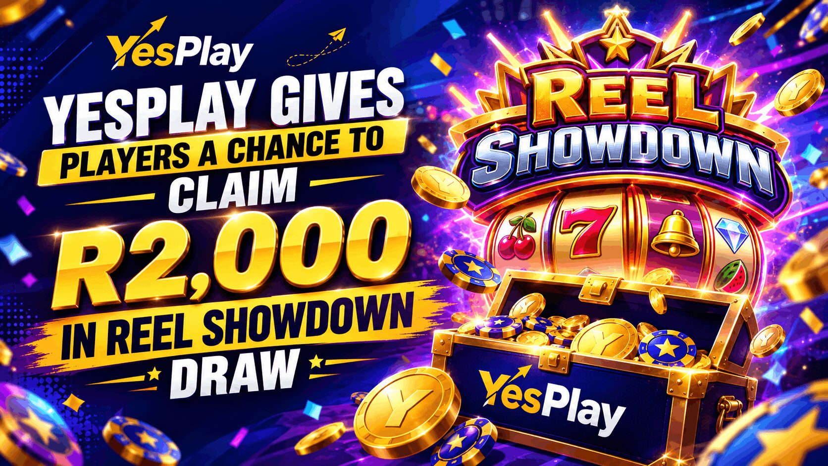 YesPlay Gives Players a Chance to Claim R2,000 in Reel Showdown Draw