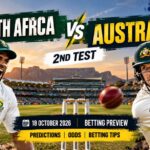 South Africa vs Australia 2nd Test Betting Preview: Predictions, Odds and Betting Tips –
