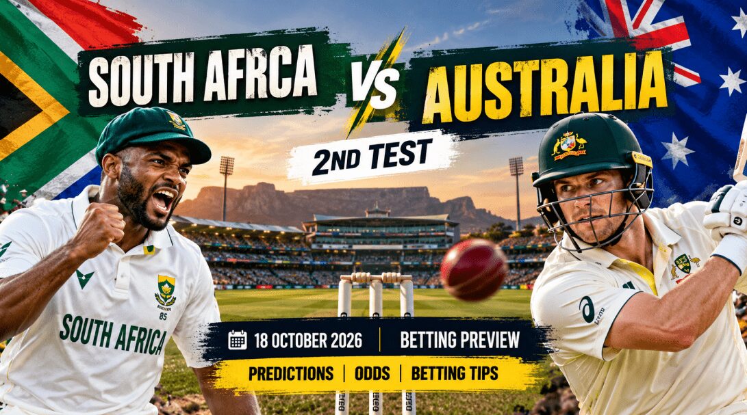 South Africa vs Australia 2nd Test Betting Preview: Predictions, Odds and Betting Tips –